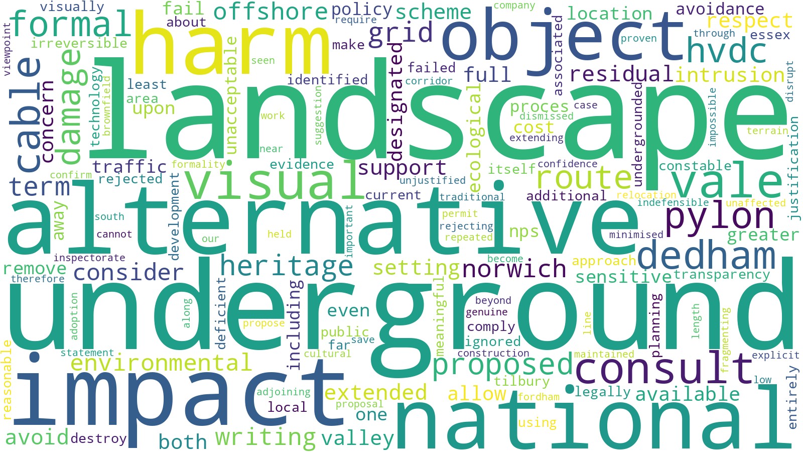 Consultation word map